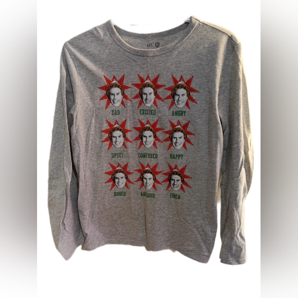 authentic, officially licensed Gap x Warner Bros. Elf movie shirt - Picture 4 of 9
